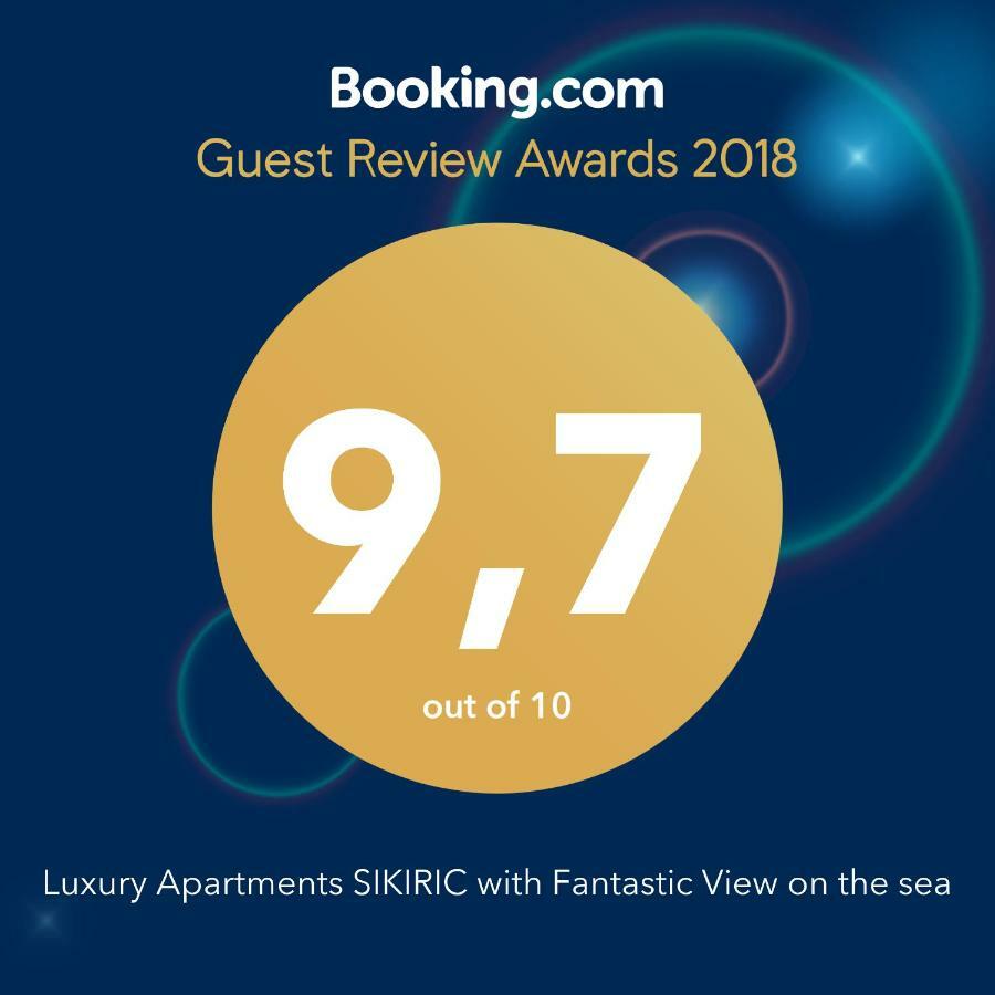 Luxury Apartments Sikiric_2 With Fantastic View On The Sea Bibinje Exterior foto